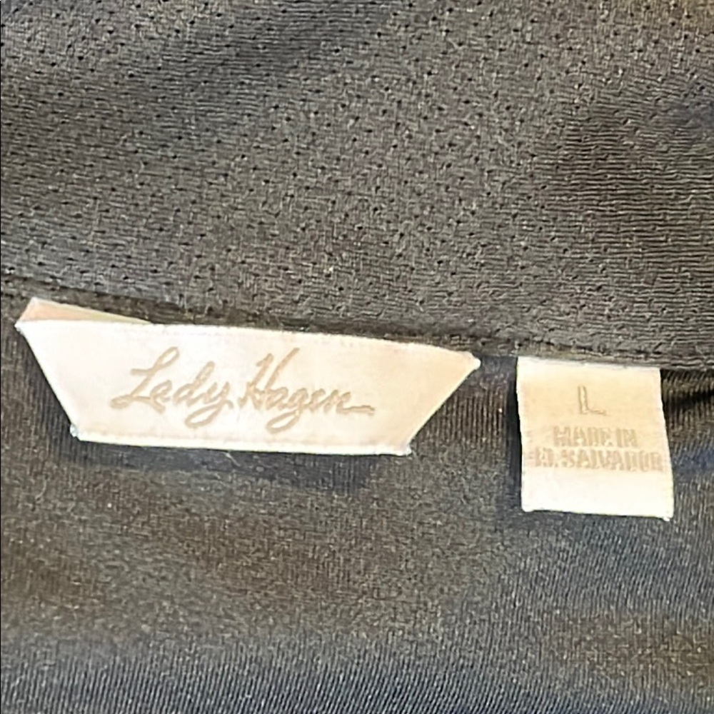 Lady Hagen Black Golf Shirt Short Sleeve - Picture 4 of 4